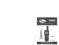 Thumbnail of document Manual - EMMA Digital Multifunction Environmental Meter